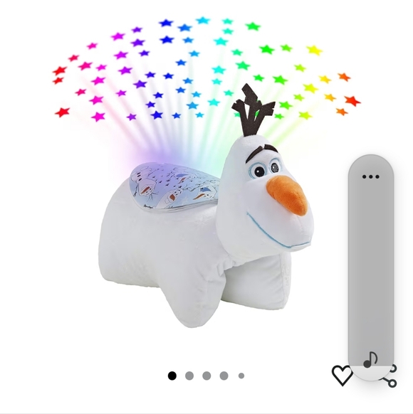 Disney's Frozen Olaf Plush Pillow Pet/ Sleeptime Lites - Picture 8 of 8